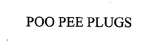 POO PEE PLUGS