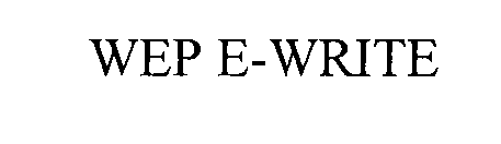 WEP E-WRITE