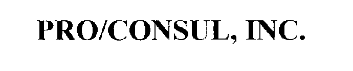 PRO/CONSUL, INC.