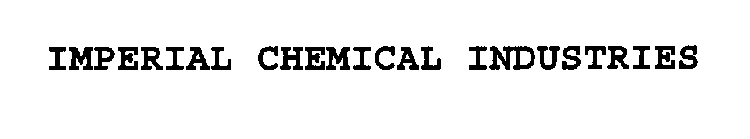 IMPERIAL CHEMICAL INDUSTRIES