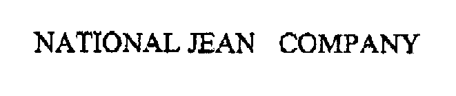 NATIONAL JEAN COMPANY