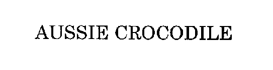 AUSSIE CROCODILE