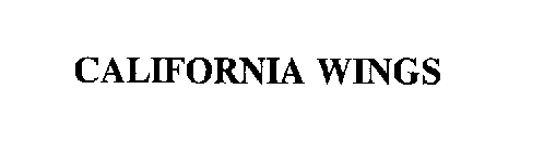 CALIFORNIA WINGS