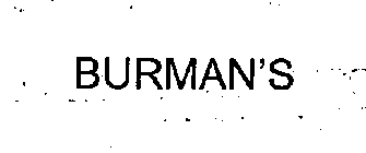 BURMAN'S