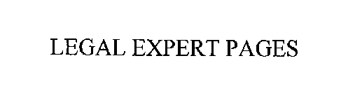 LEGAL EXPERT PAGES