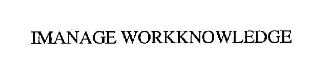 IMANAGE WORKKNOWLEDGE