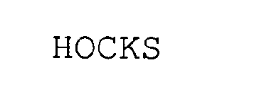 HOCKS