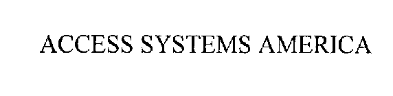 ACCESS SYSTEMS AMERICA