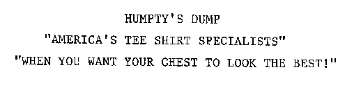 HUMPTY'S DUMP 
