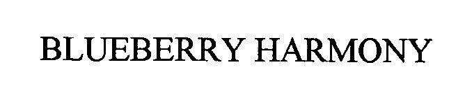 BLUEBERRY HARMONY