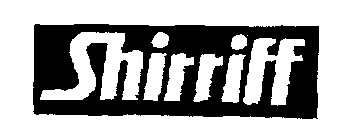 SHIRRIFF