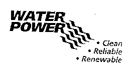 WATER POWER CLEAN RELIABLE RENEWABLE