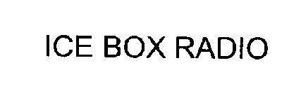 ICE BOX RADIO