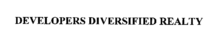 DEVELOPERS DIVERSIFIED REALTY
