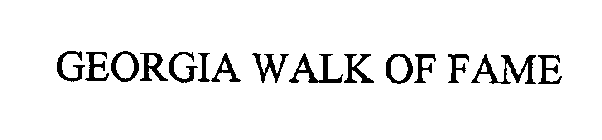 GEORGIA WALK OF FAME