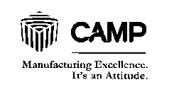 CAMP MANUFACTURING EXCELLENCE. IT'S AN ATTITUDE.