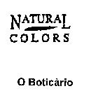 NATURAL COLORS O BOTICARIO