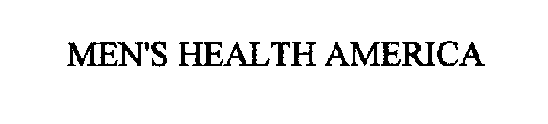 MEN'S HEALTH AMERICA