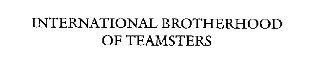 INTERNATIONAL BROTHERHOOD OF TEAMSTERS