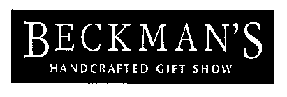 BECKMAN'S HANDCRAFTED GIFT SHOW