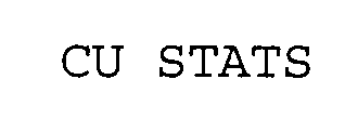 CU STATS