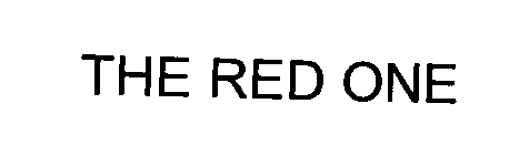 THE RED ONE