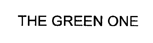 THE GREEN ONE