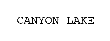 CANYON LAKE