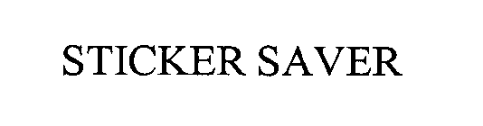 STICKER SAVER