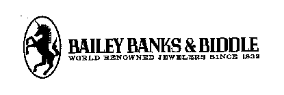 BAILEY BANKS & BIDDLE WORLD RENOWNED JEWELERS SINCE 1832