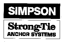 SIMPSON STRONG-TIE ANCHOR SYSTEMS