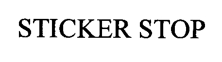 STICKER STOP