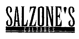 SALZONE'S CALZONES