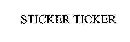 STICKER TICKER