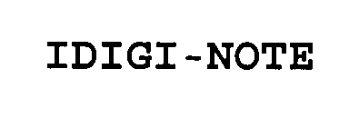 IDIGI-NOTE