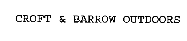CROFT & BARROW OUTDOORS