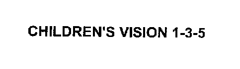 CHILDREN'S VISION 1-3-5