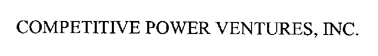 COMPETITIVE POWER VENTURES, INC.