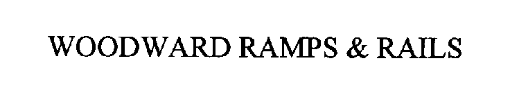 WOODWARD RAMPS & RAILS