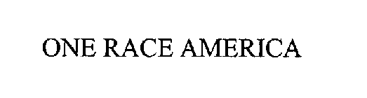 ONE RACE AMERICA