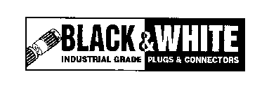 BLACK & WHITE INDUSTRIAL GRADE PLUGS & CONNECTORS