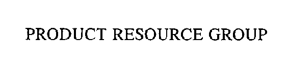 PRODUCT RESOURCE GROUP