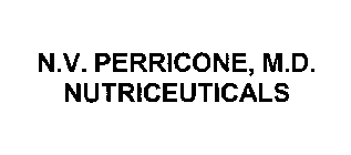 N.V. PERRICONE, M.D. NUTRICEUTICALS
