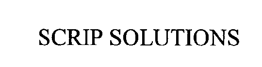 SCRIP SOLUTIONS