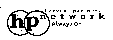 HARVEST PARTNERS HP NETWORK ALWAYS ON.