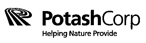 P POTASHCORP HELPING NATURE PROVIDE