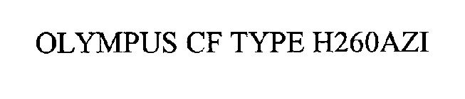 OLYMPUS CF TYPE H260AZI