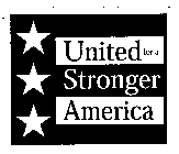 UNITED FOR A STRONGER AMERICA