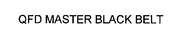 QFD MASTER BLACK BELT