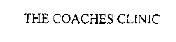 THE COACHES CLINIC